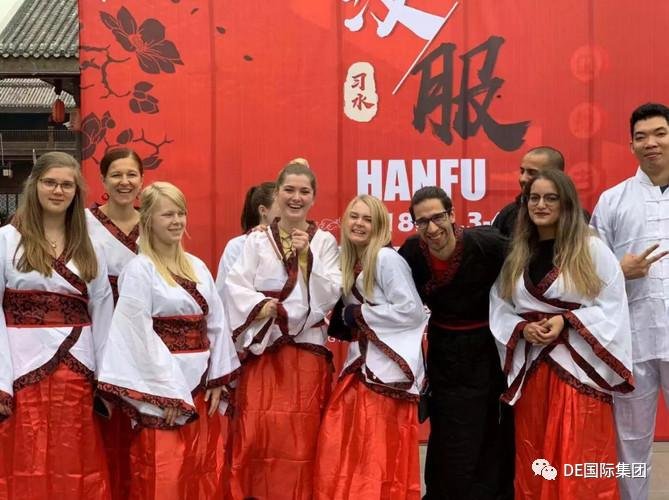 Group in Hanfu costume